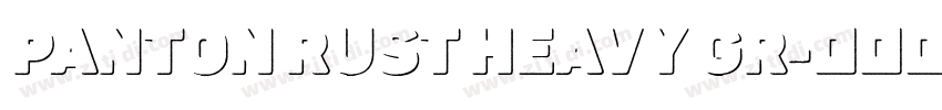 Panton Rust Heavy Gr字体转换